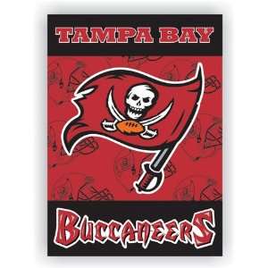  NFL Tampa Bay Bucaneers 2 Sided 28 by 40 Inch House Banner 