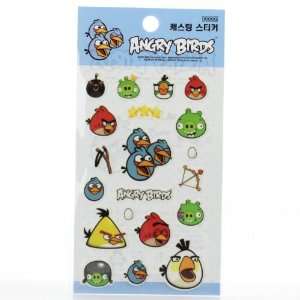    Rovio Angry Birds Assorted Stickers Blue Bird: Toys & Games