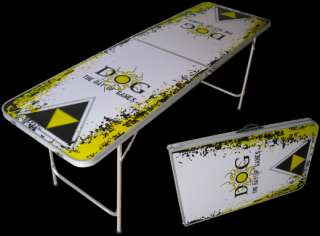 Foot (6.5ft) Beer Pong Table   Foldable & Portable  