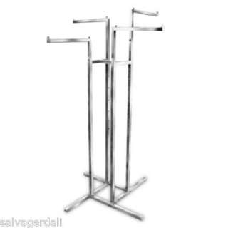 High Capacity 4 Way Face Out Retail Clothes Rack  