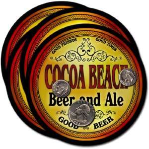 Cocoa Beach, FL Beer & Ale Coasters   4pk 