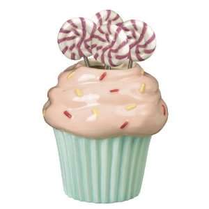 Cupcake & Peppermint Candy Appetizer / Cheese Food Picks, Set of 4 in 