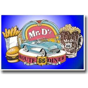  Mr Dzs Route 66 Diner Kingman Arizona   Vintage Reprint 