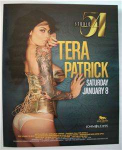 Tera Patrick MGM Grand Studio 54 Las Vegas Casino Ad  