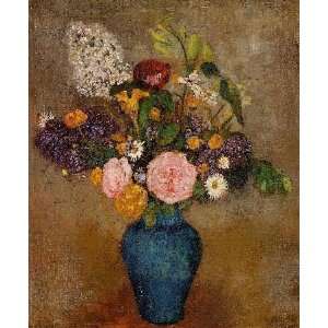   , painting name Vase of Flowers 5, by Redon Odilon