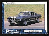 1967 67 FORD MUSTANG SHELBY GT 350 Car Picture CARD  