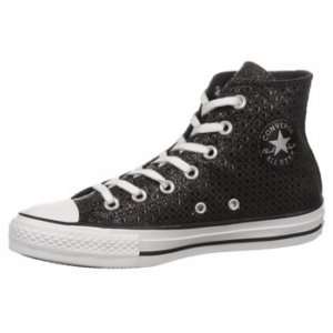 WOMENS Converse Black Sparkle Wrapping Paper Hi Top  