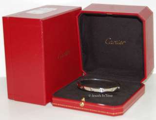Cartier 18k White Gold Love Bracelet 20 + Box  