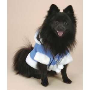  Blue Frost Fleece Dog Coat   Medium: Kitchen & Dining