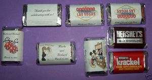 Hershey Miniature Candy Wrappers Wedding  