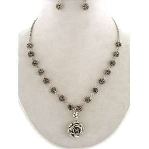  Rose Necklace Set ~ Fashion Jewelry 