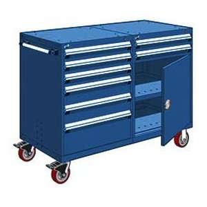  8 Drawer Heavy Duty Double Mobile Cabinet   48Wx27Dx45 1 