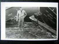 OLD TRAIN Photo~1940s GREAT NORTHERN TRAIN WRECK  
