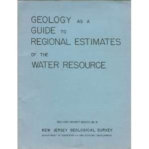  as a Guide to Regional Estimates of the Water Resource (New Jersey 