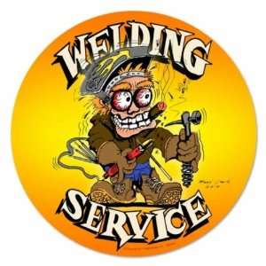    Welding Service Vintage Metal Sign Car Funny: Home & Kitchen