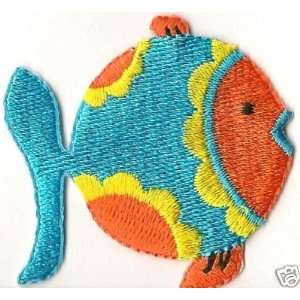  Sea Creatures/Sea Fish Iron On Embroidered Applique/ Beach 