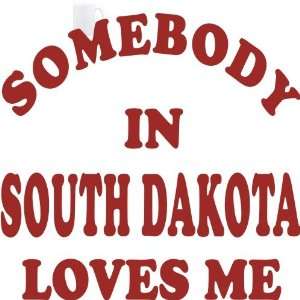  Mug White  SOMEBODY South Dakota  Usa States