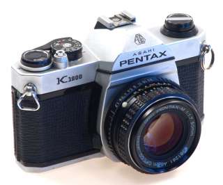ASAHI PENTAX K1000 SLR CAMERA SMC PENTAX M 11.7/50mm LENS STRAP CASE 