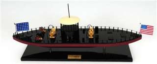USS MONITOR SHIP MODEL BOAT WOODEN NEW WARSHIP NOT A KIT HAND MADE 