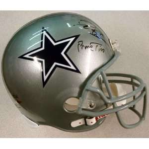 Deion Sanders Autographed Dallas Cowboys Full Size Helmet Prime Time 