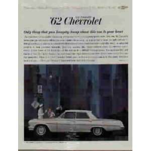  1962 Chevrolet Impala 4 Door Sport Sedan Ad, A3939 