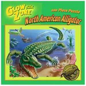  Glow in the Dark Zone North American Alligator Jigsaw 