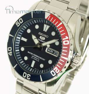   SEIKO 5 SPORTS MENS AUTOMATIC DIVERS SUBMARINER 100m SNZF15K1  