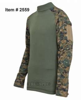Tru Spec TRU Combat Armor Shirt  digital woodland Gen 2  