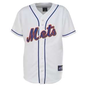 com Academy Majestic Kids New York Mets Replica Home Baseball Jersey 