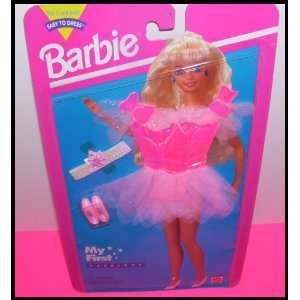  My 1st Fashions Barbie Doll Ballerina Easy 2 Dress Fashion Clothing 