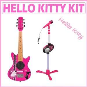  Sakar Hello Kitty 30 inch Electric Guitar Pink Outfit 