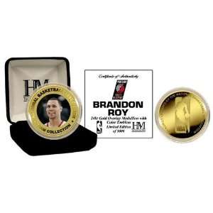  Brandon Roy 24KT Gold and Color Coin 