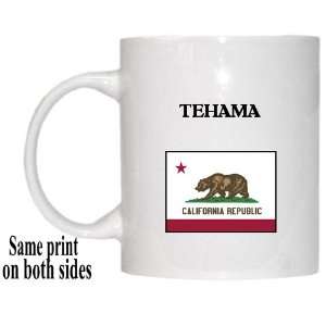    US State Flag   TEHAMA, California (CA) Mug 