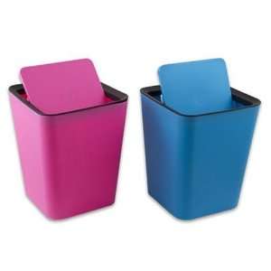 Waste Bin Polipropylne Flat With Swing Lid 11.75 Inches Height Case 