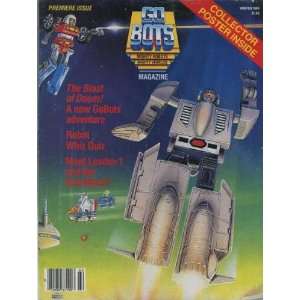  GO BOTS MAGAZINE #1 (Winter 1986) With Poster inside 