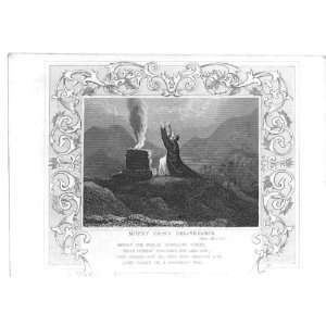   Scripture Bible Mount ZionS Deliverence Religious Print 1851: Home