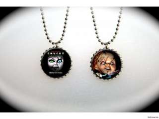 BRIDE OF CHUCKY killer doll   2 sided necklace  