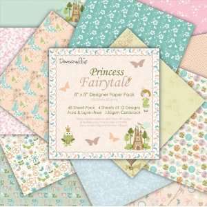  Princess Fairytale Designer Paper Pack 8X8
