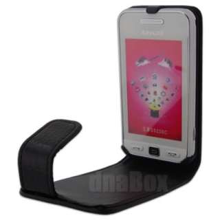   Case Pouch Cover Skin + Film For Samsung S5230 Star l_Black  