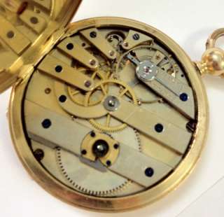 ANTIQUE VINTAGE 1850s 18K Gold PATEK PHILIPPE Pocket Watch  
