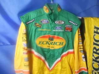 your bidding on the race used impact eckrich racing 3 pc driver suit 