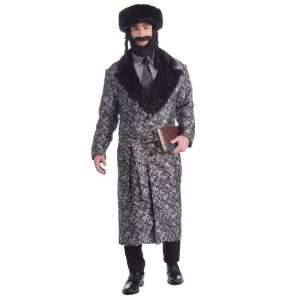   By Forum Novelties Rabbi Deluxe Adult Costume / Gray   Size Standard