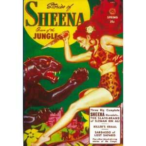  POP CULTURE Sheena Queen of The Jungle PULP POSTER A