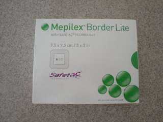 New MOLNLYCKE Mepilex Border Lite 3x3 5/bx #281200  