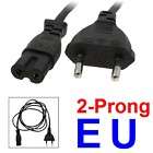 eu 2 prong ac power cord 2pin adapter cable for