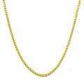 14 kt Yellow Gold 24 inch Box Necklace  