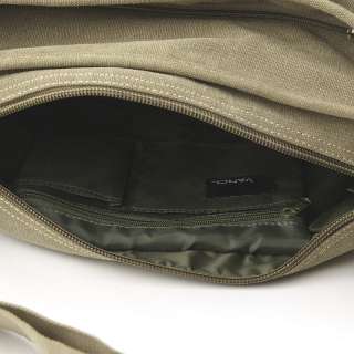VANCL Unisex bag Independence Canvas Messenger Bag True Khaki#65739 