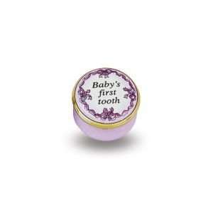  Babies First Tooth (Pink) Enamel Box