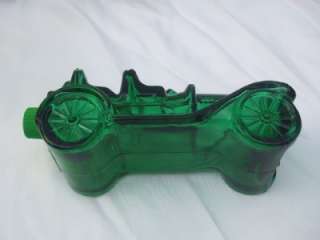 Avon Green Glass Car Bottle Wild Country Aftershave  