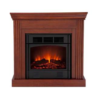 Martel Classic Mahogany Convertible Petite Electric Fireplace 
